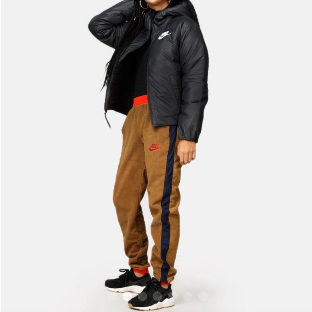 Nike Brown and Blue Track Pants